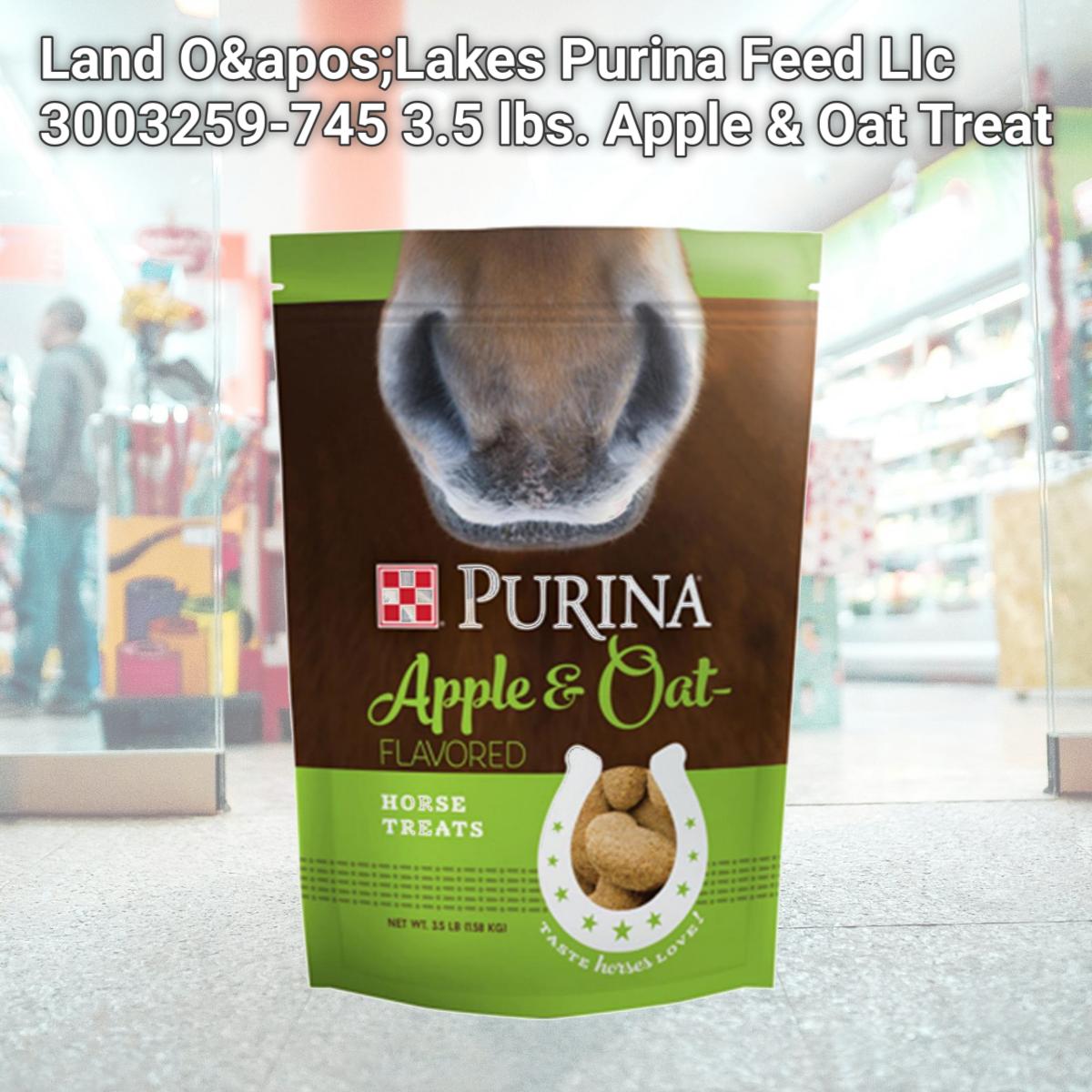 Picture of Land O&apos;Lakes Purina Feed Llc 3003259-745 3.5 lbs. Apple & Oat Treat