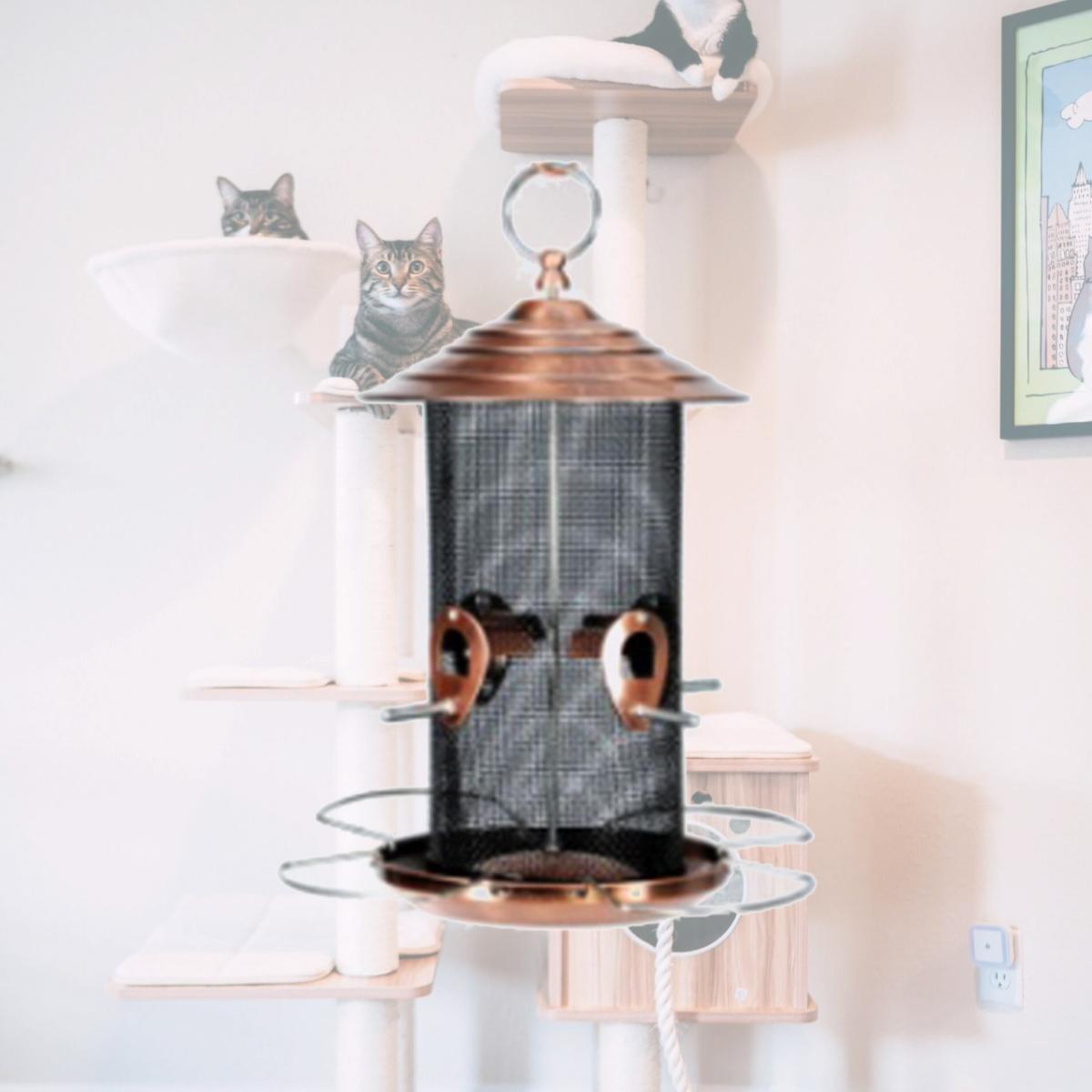Picture of D.M. Merchandising 208968 Copper Mixseed Bird Feeder
