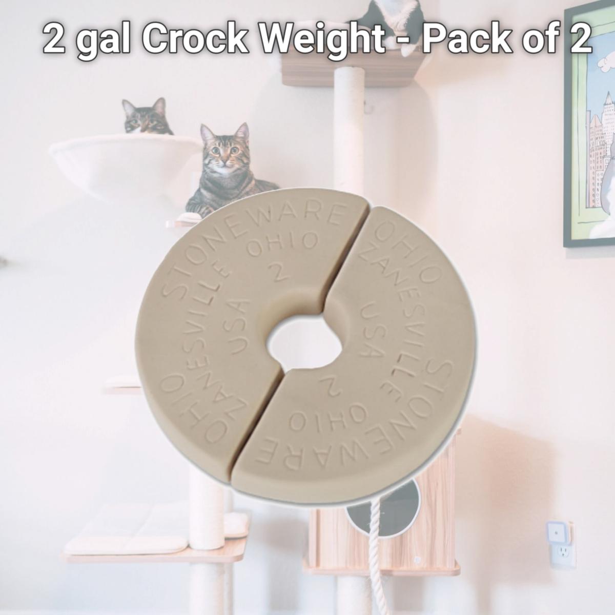 Picture of Renin Us 209381 2 gal Crock Weight - Pack of 2