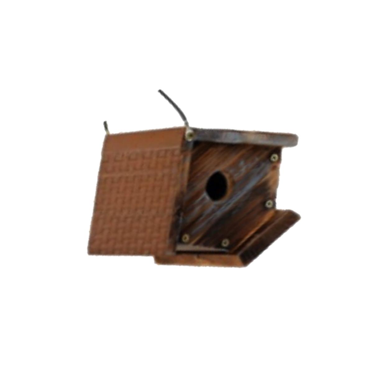 Picture of True Value 208965 Rustic Wren Bird House with Metal Roof