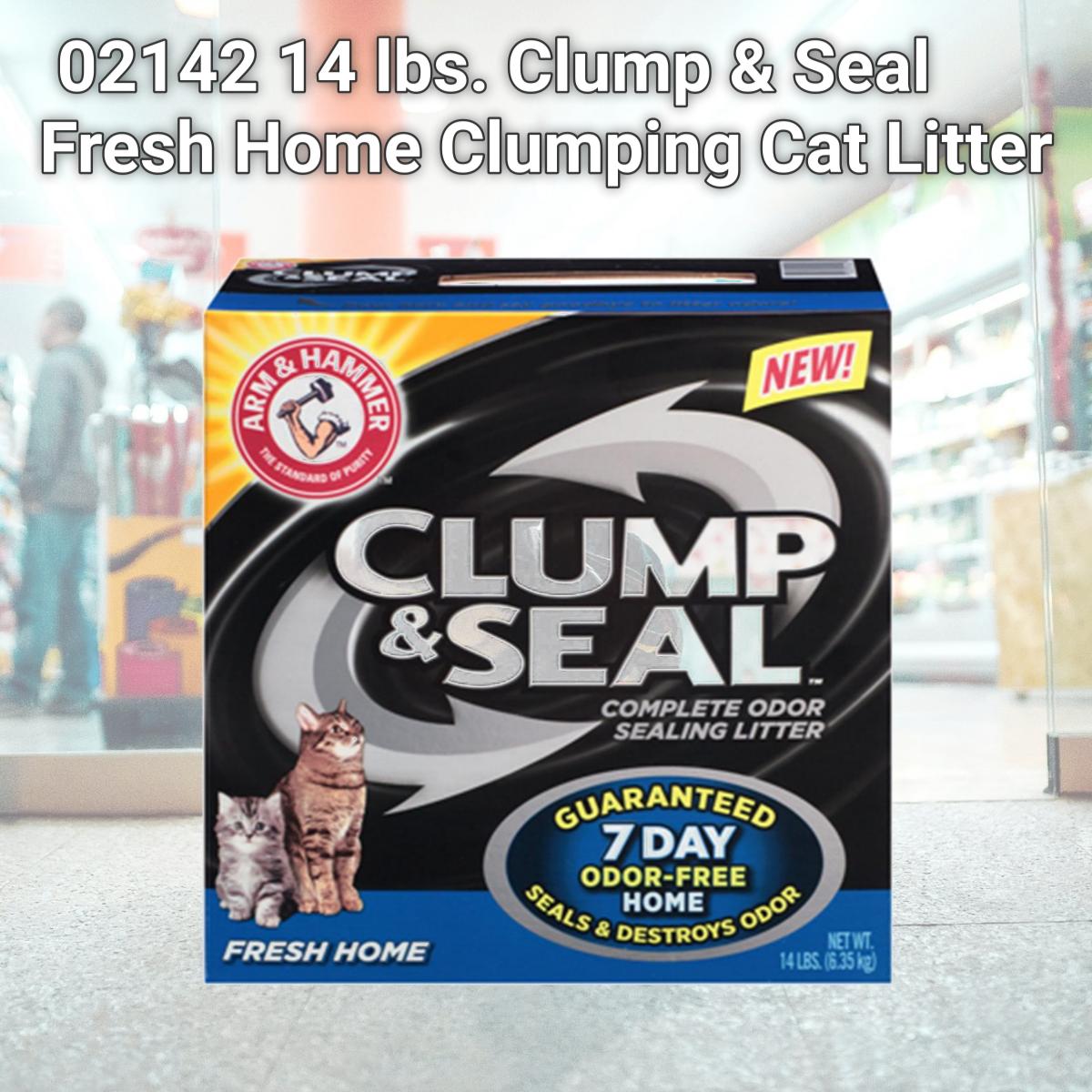Picture of Church & Dwight 02142 14 lbs. Clump & Seal Fresh Home Clumping Cat Litter