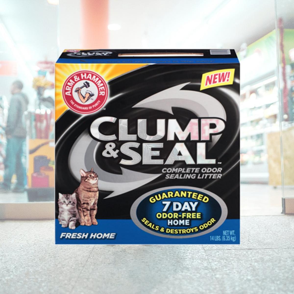 Picture of Church & Dwight 02142 14 lbs. Clump & Seal Fresh Home Clumping Cat Litter