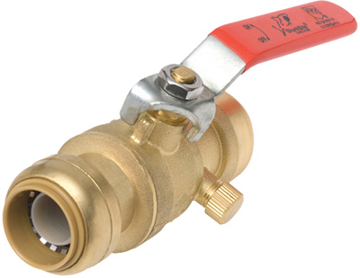 0.75 in. Ball Valve with Drain
