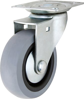 3 in. TPU Swivel Caster, Grey
