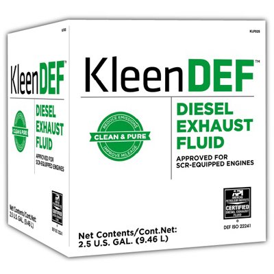 2.5 gal Kleen Diesel Exhaust Fluid