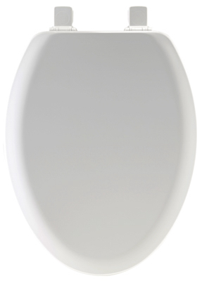 Picture of Bemis 212885 Toilet Seat Elong Wood&#44; White