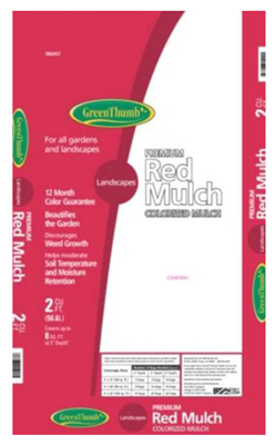 Picture of Gro Well Brands CP 186457 2 Cubic ft. Green Thumb Mulch, Red