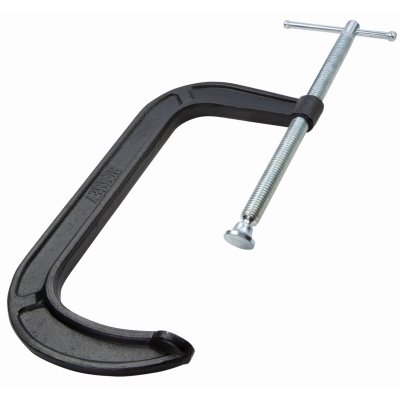 8 in. Drop-Forged C-Clamp - Red - 8 in. - Durable for Light Duty Tasks