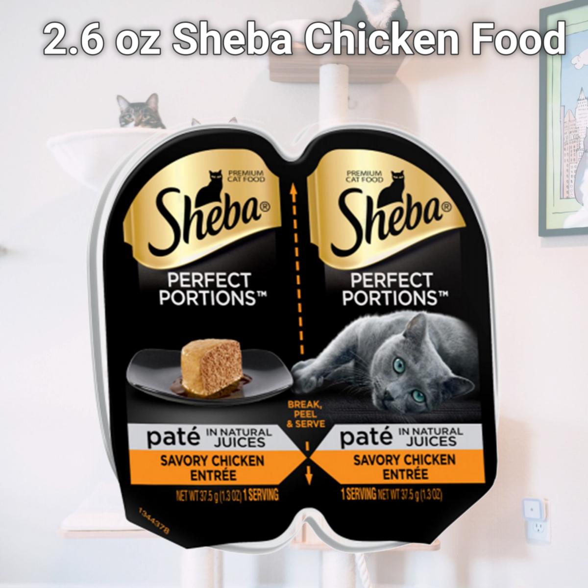 Picture of Mars Petcare US 216068 2.6 oz Sheba Chicken Food