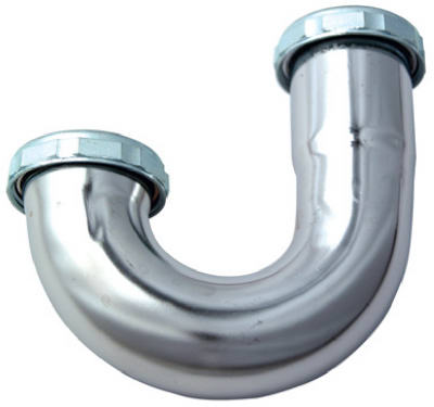 1.25 in. Master Plumber Chrome Lavatory J Bend