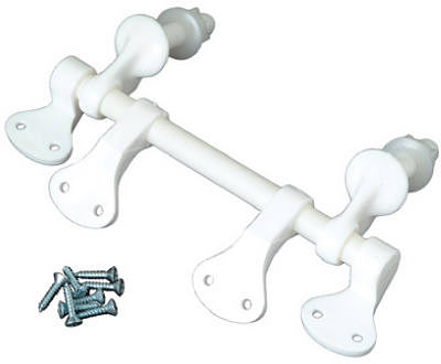 Master Plumber White Plastic Toilet Seat Hinge