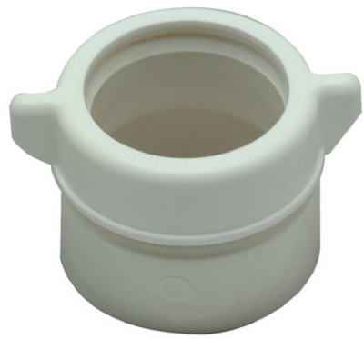 Master Plumber White Plastic Drain Pipe Adapter - White