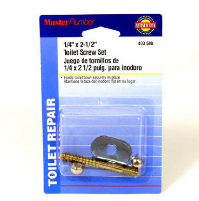 403600 0.25 x 2.5 in. Master Plumber Toilet Screw