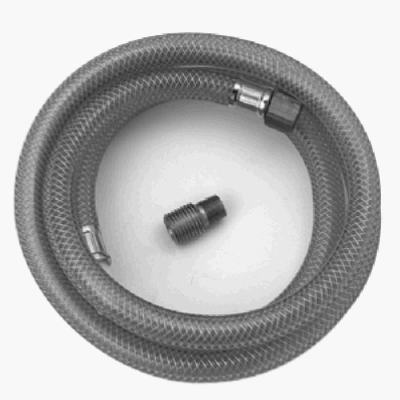532595 4 ft. Master Plumber Gray Sink Spring Hose