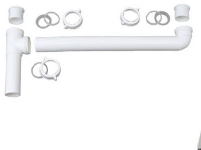 Master Plumber 2 Bowl End Out Drain