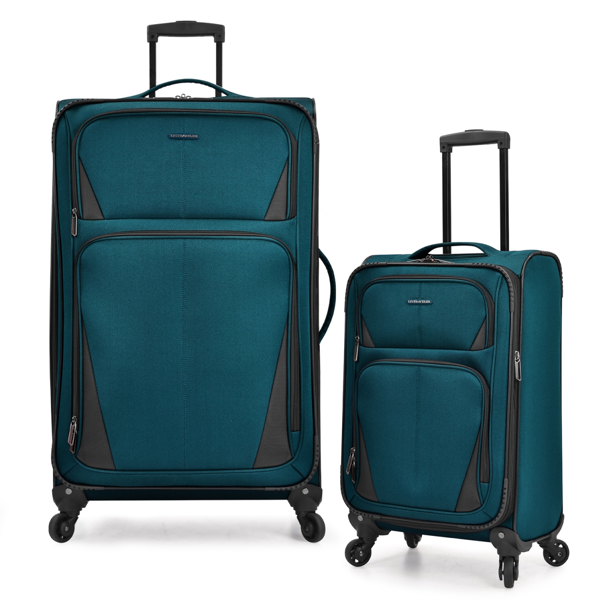 Aviron Bay Expandable Luggage Set - Teal - 2 Piece - Spinner Wheels