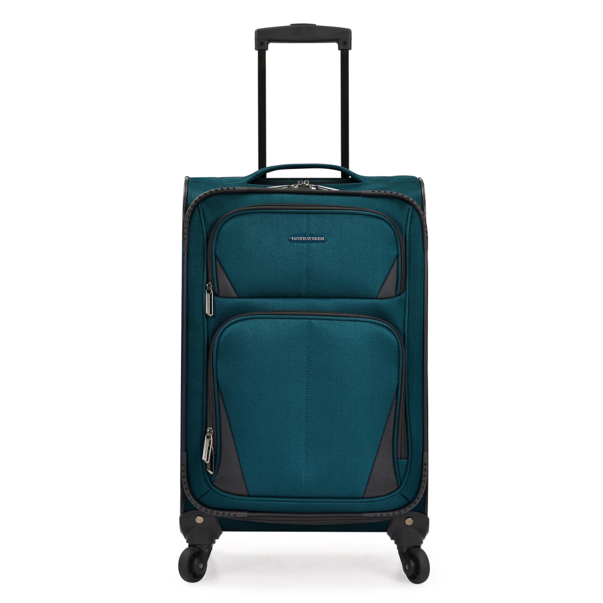 US08125E23 22 in. Carry-on Aviron Bay Expandable Softside Luggage with Spinner Wheels, Teal