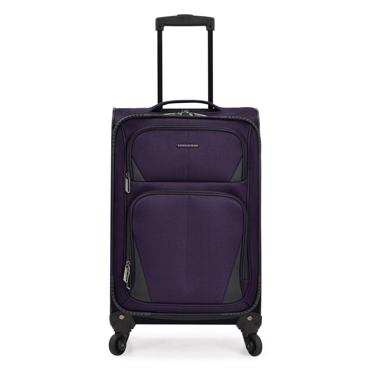 Aviron Bay 22in. Expandable Softside Luggage - Purple - Spinner Wheels - Durable Design