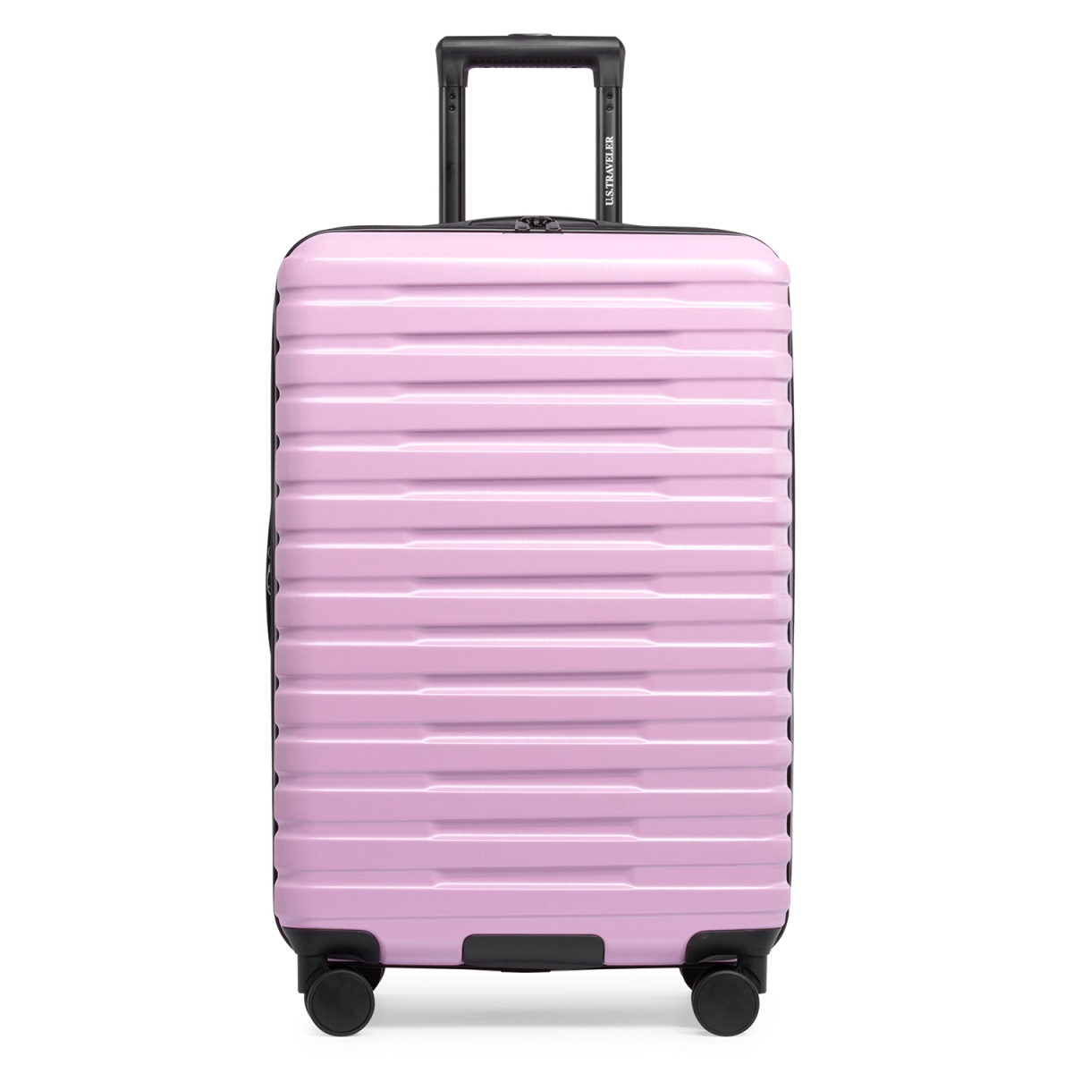 US09181L26 26 in. Checked Medium Boren Hardside Rugged Spinner Luggage, Lavender