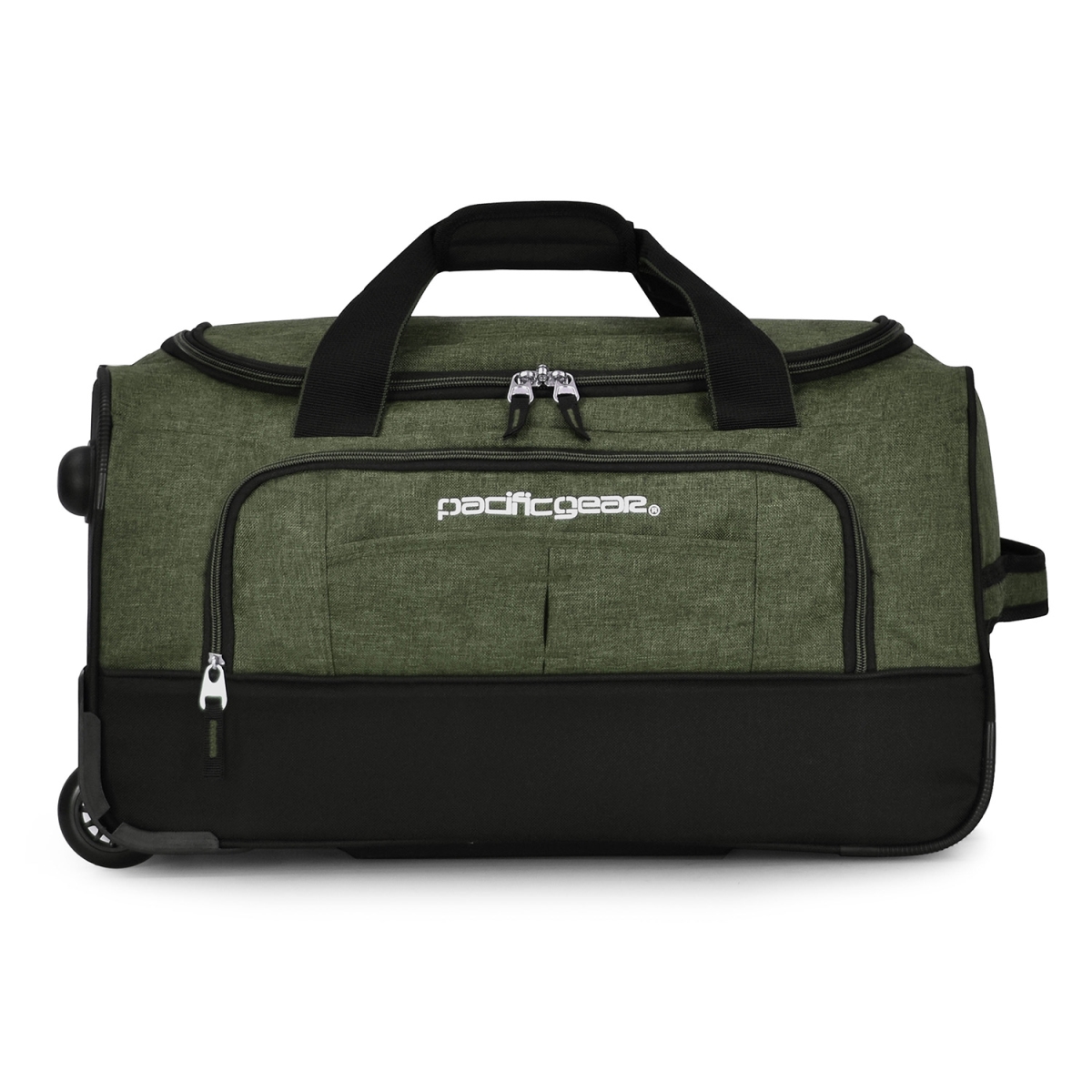 PG03071E 21 in. Keystone Rolling Wheels Duffel Bag, Green