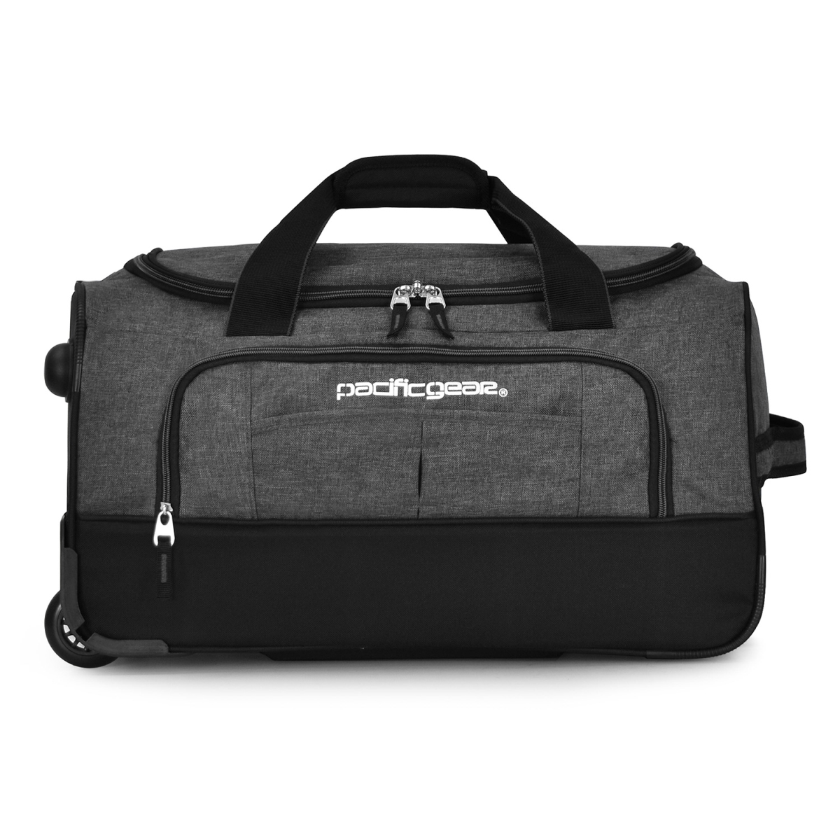 PG03071G 21 in. Keystone Rolling Wheels Duffel Bag, Gray