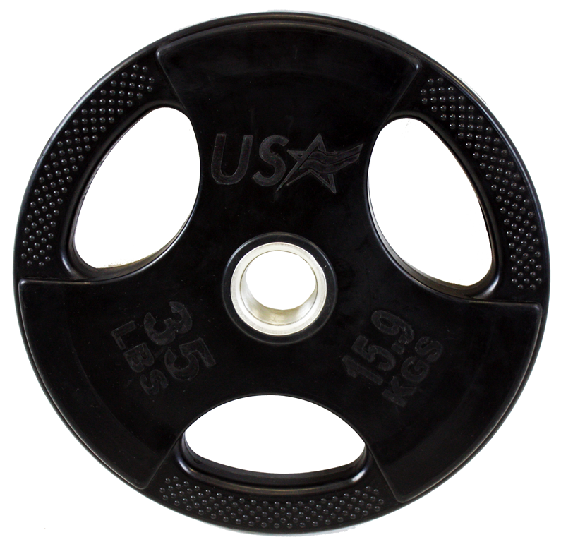 35 lbs USA Rubber Grip Plate
