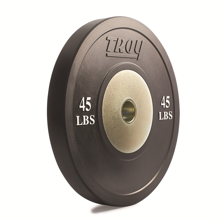 Troy Barbell BCO-045SBPL 45 lbs Troy Competition Bumper Plate, Black