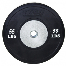 Troy Barbell BCO-055SBPL 55 lbs Competition Bumper Plate - Black