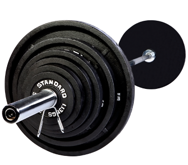 Troy Barbell BOSS-046 Y Collares Olympic Weight Set - Black