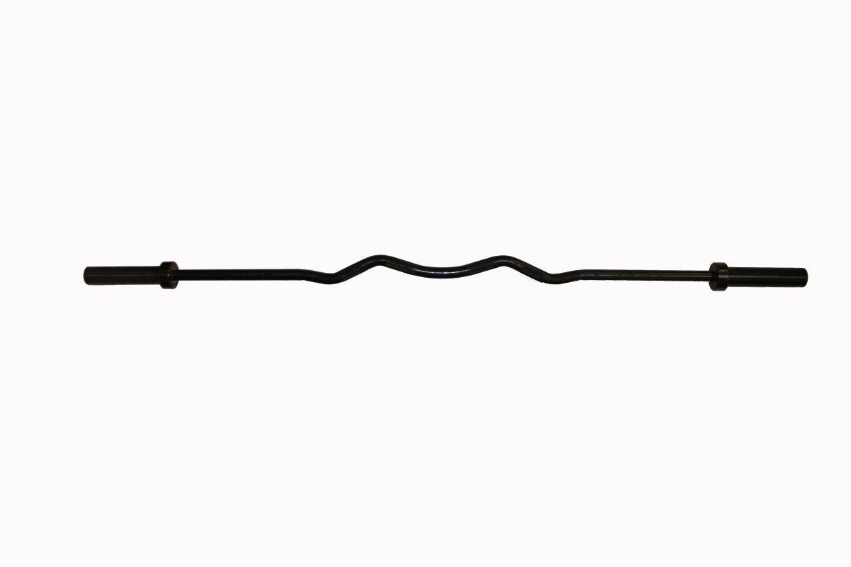 6 ft. Super Olympic Curl Bar - Black