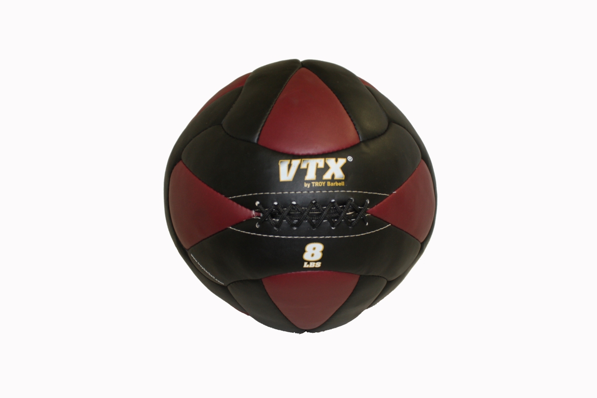 PWB-008 8 lbs Lader Wall Ball - Faux Leather - Black