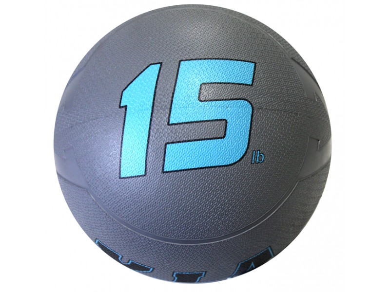 GMB-015G2 15 lbs Functional Training Medicine Ball - Blue