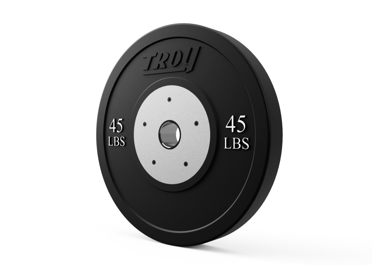 Troy BCO-035SBP 35 lbs Rubber Black Competition Bumper Plate