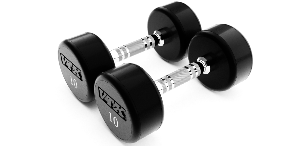VTX XD-010U 10 lbs Round Urethane Dumbbell
