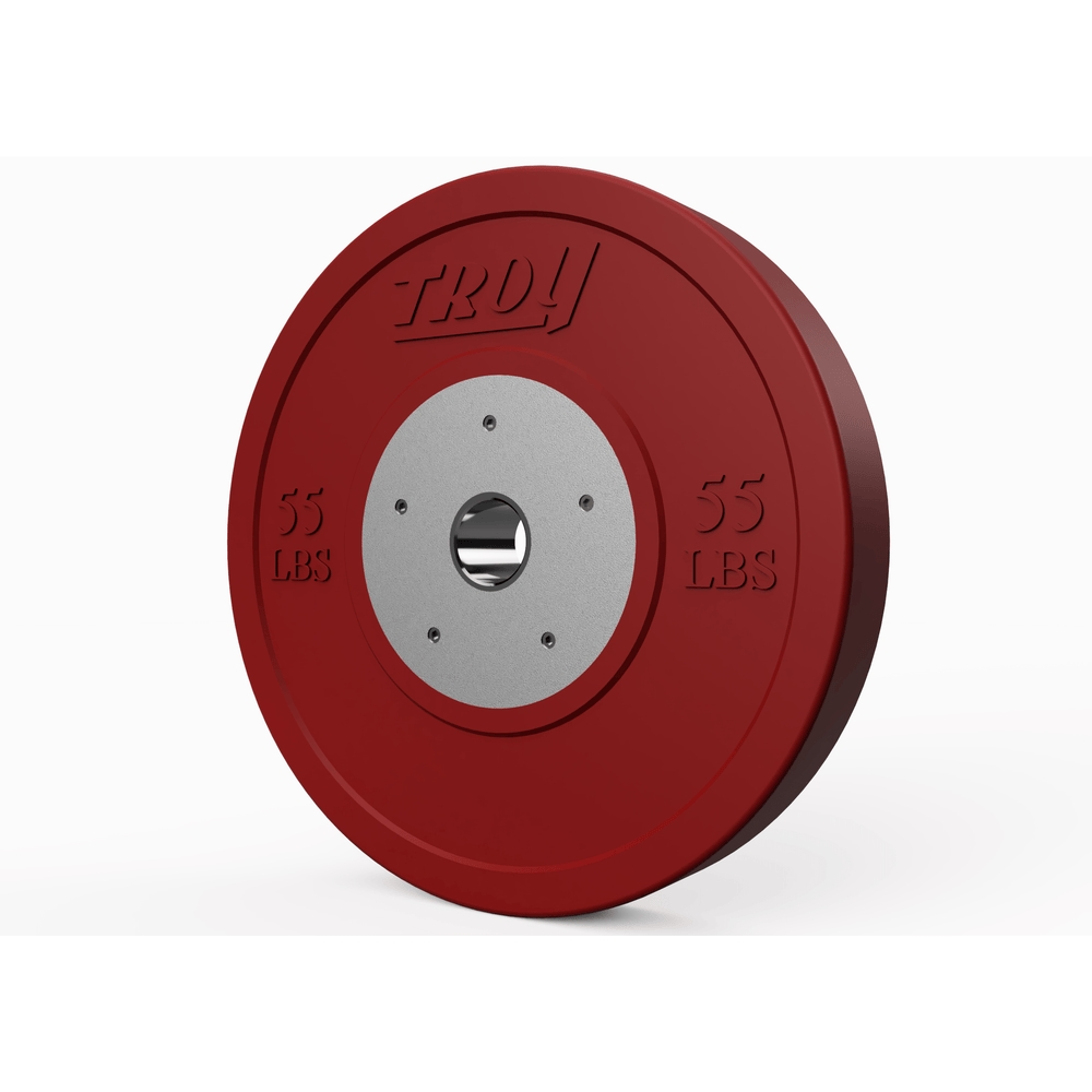 Troy CCO-055SBP 55 lbs Color Rubber Competition Bumper Plate