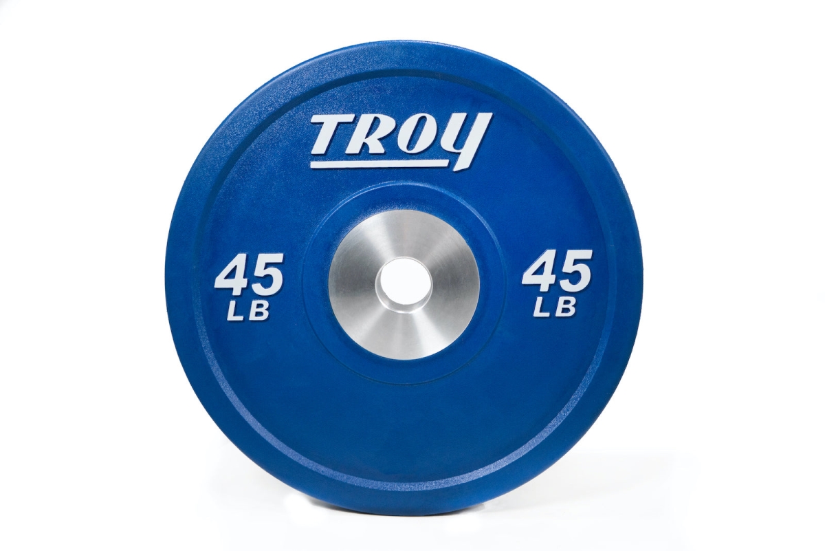 Troy PO-035SBP 35 lbs Premium Rubber Bumper Plate