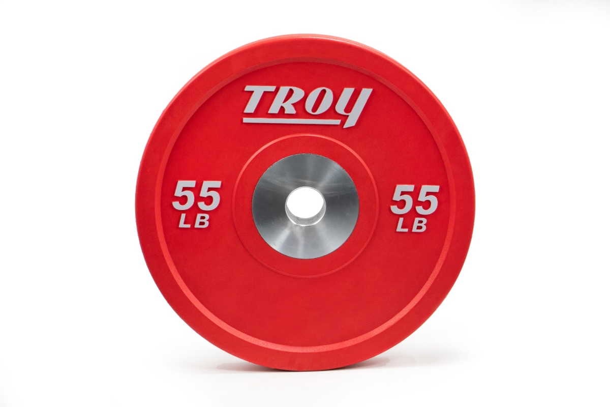 Troy PO-025SBP 25 lbs Premium Rubber Bumper Plate