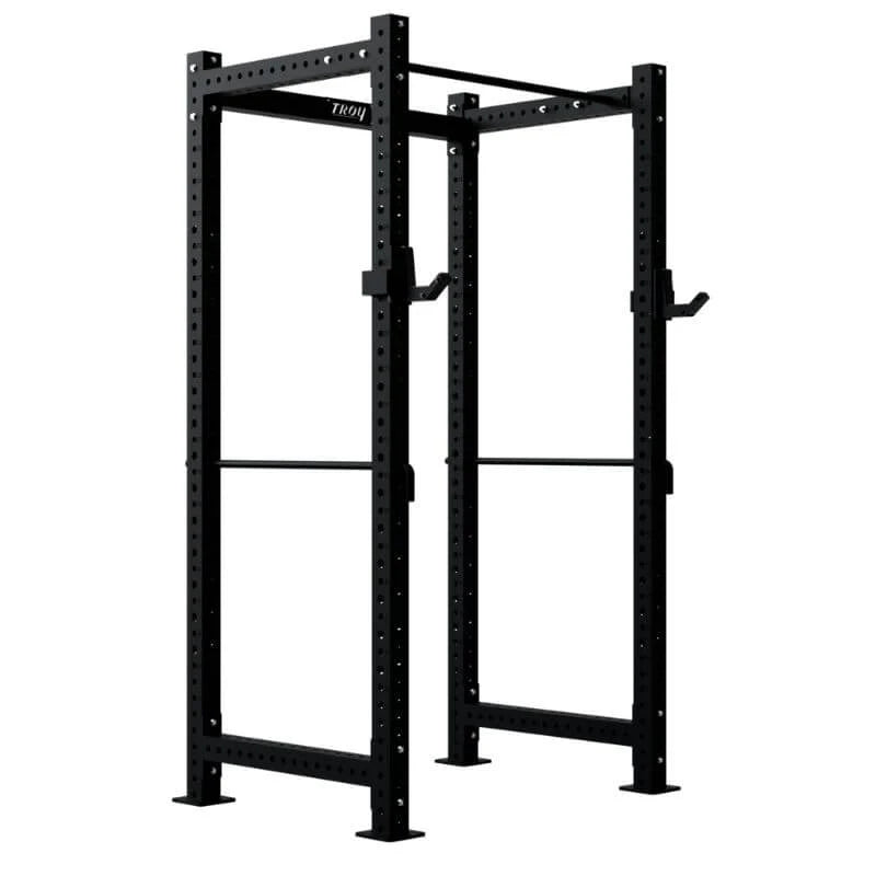 Troy G-PR-3010-BLK Power Rack Squat Cage with Bar, Black