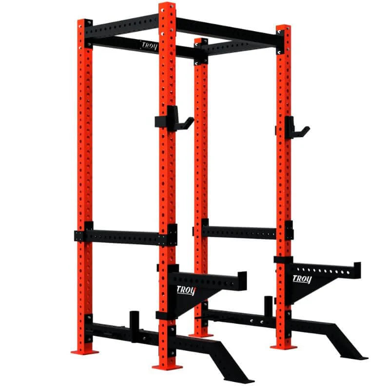 Troy G-PR-3020-RED Single Upright Bar Holder Power Rack, Red