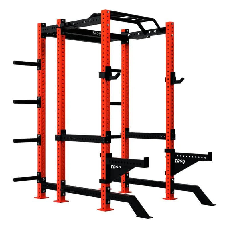 Troy G-PR-3030-RED Front Foot Extensions Power Rack, Red