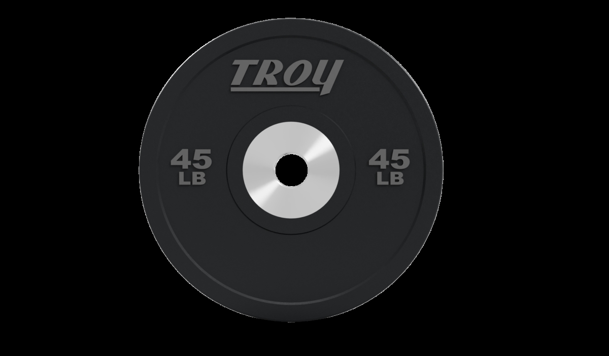 Troy BPO-035SBP 35 lbs Rubber Black Premium Bumper Plate