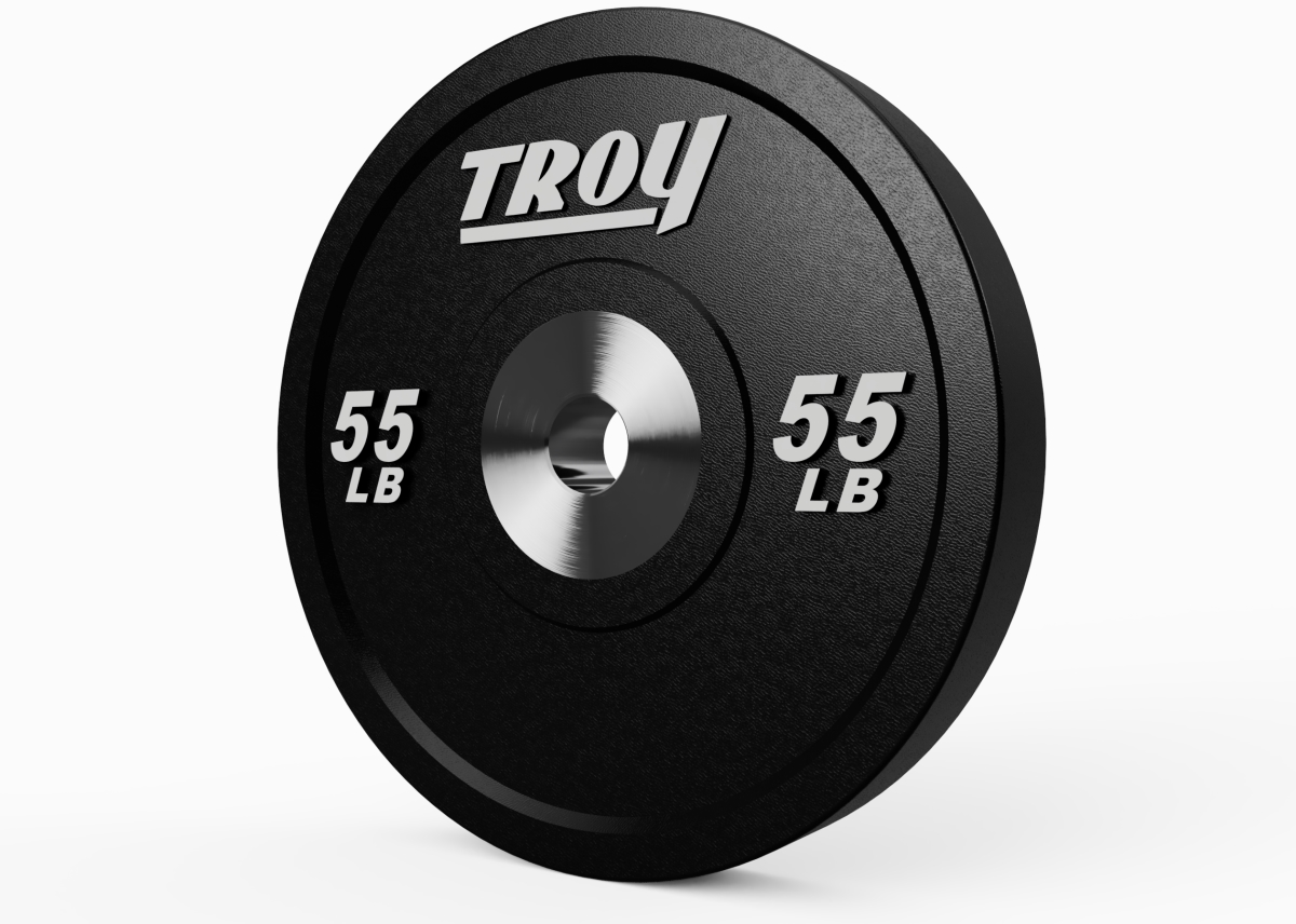 Troy BPO-010SBP 10 lbs Rubber Black Premium Bumper Plate