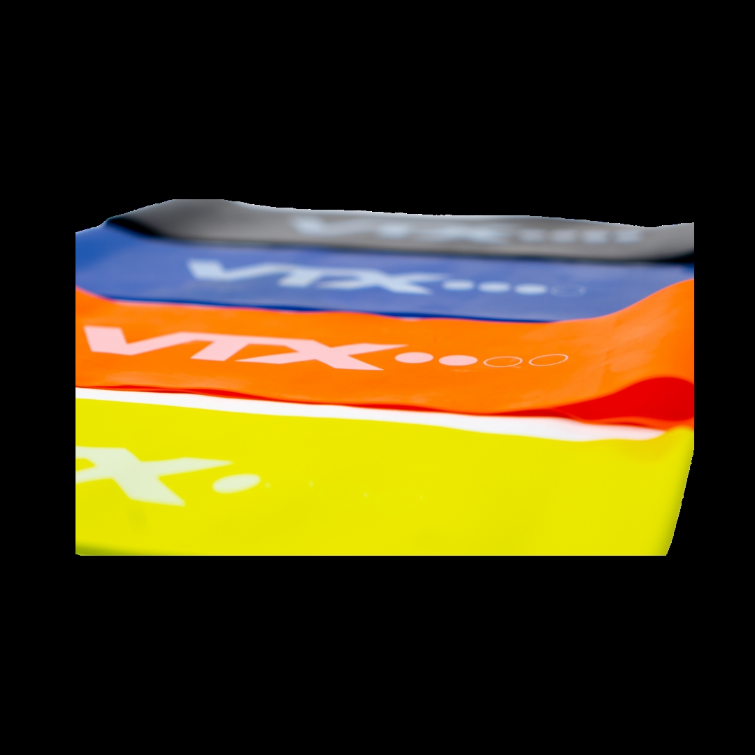 VTX GVFBL-MED 4 x 12 in. Latex Loop Bands, Medium - Spanish Orange