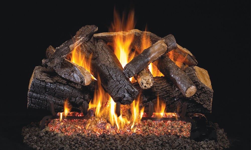 CHMJ-36 36 in. Charred Majestic Oak Vented Gas Log Set