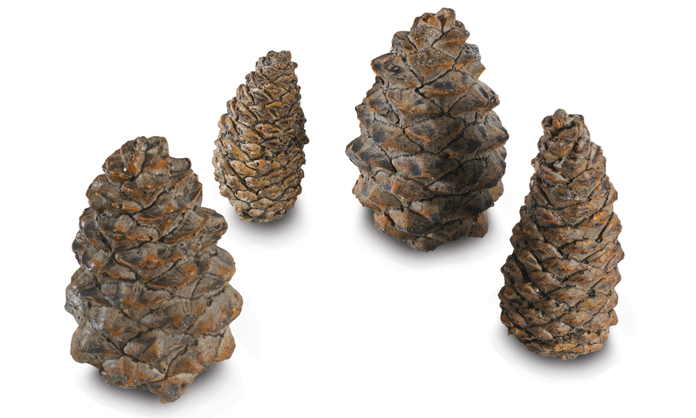 PC-4-6 Designer Pine Cones - Pack of 6