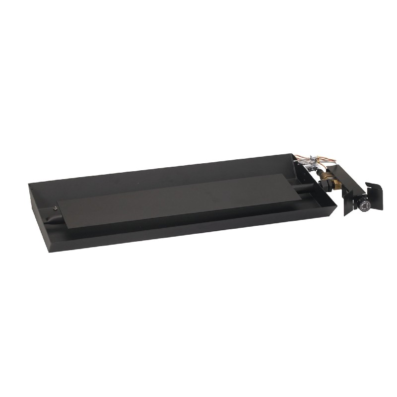 PB-30-02 30 in. Vented Flame Pan Burner with Manual or Electronic Control - Natural Gas