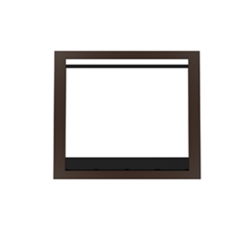 FRWC35T 35 in. Reflection Front Facade for Direct Vent Gas Fireplaces, Warm Chestnut