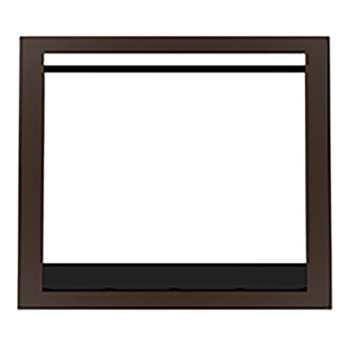 FRWC45T 45 in. Reflection Front Facade for Direct Vent Gas Fireplaces, Warm Chestnut