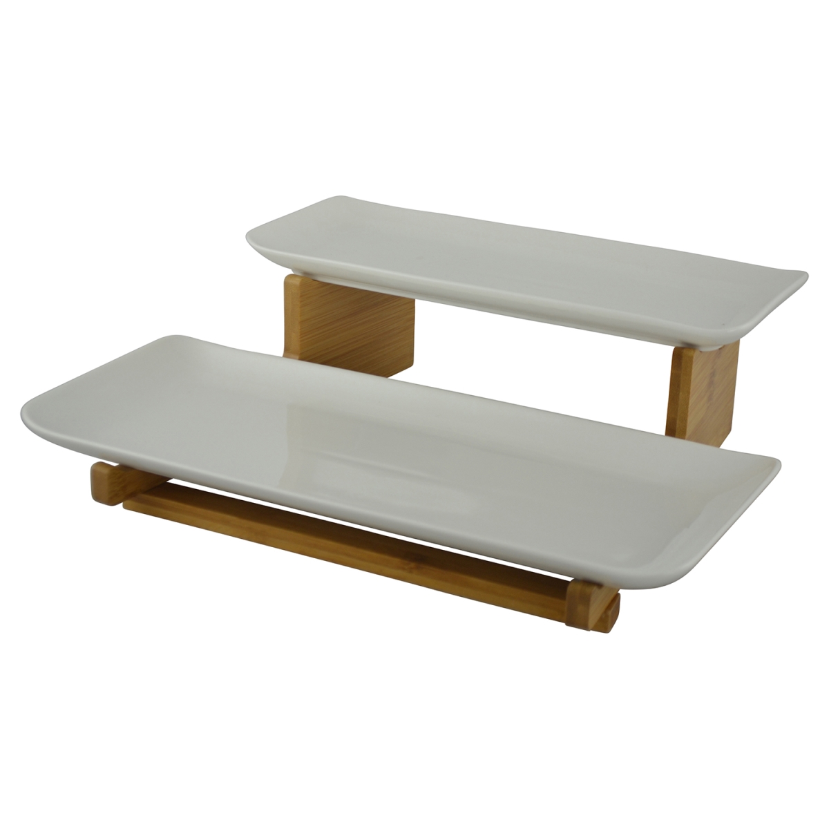 Picture of Three Star KW267 13 x 11 x 4 in. 2-Level Rectangular Platters
