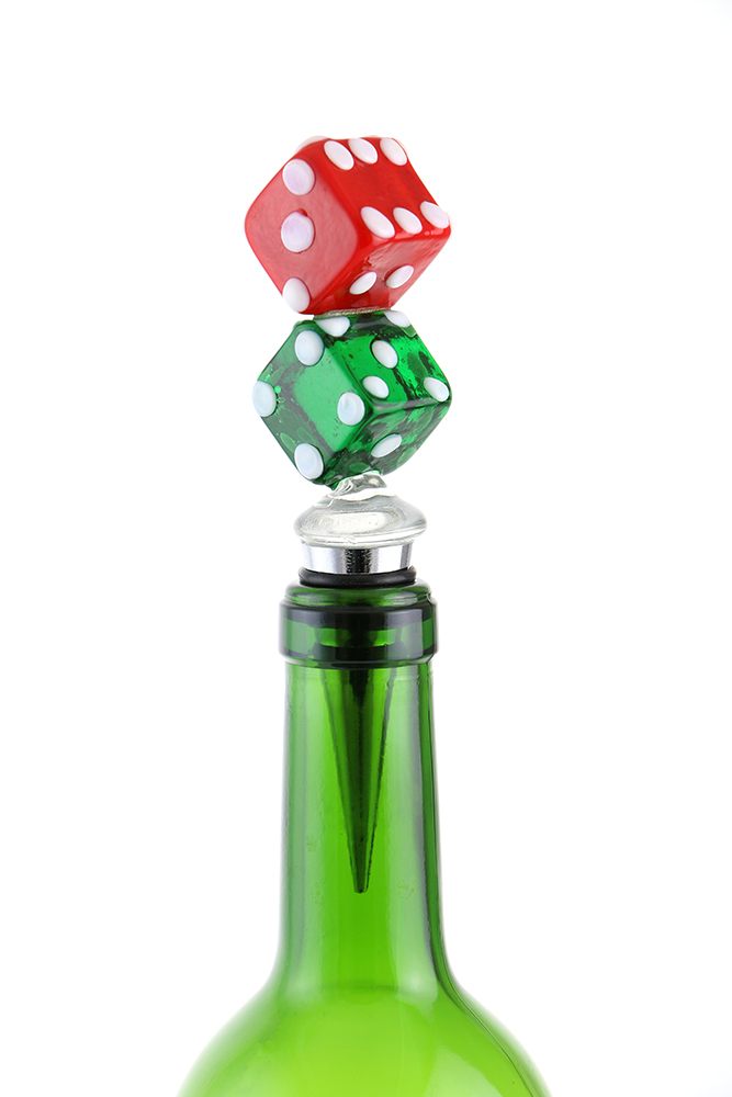 Picture of Three Star XG9703 5 in. Dice Bottle Stopper